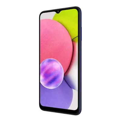 گوشی a03s سامسونگ Samsung Galaxy از زاویه بغل